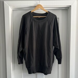 Aerie Charcoal Women's Crewneck Sweatshirt- 105